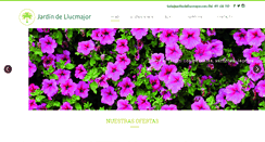 Desktop Screenshot of jardindellucmajor.com